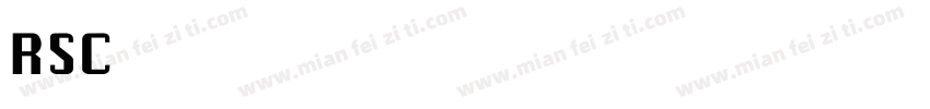 RSChiTown Medium字体转换